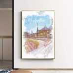 affiche montpellier vintage