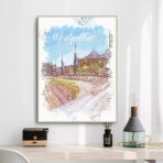 affiche montpellier vintage