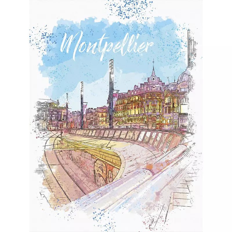 poster montpellier vintage poster montpellier vintage