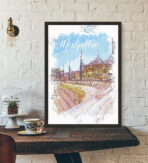 affiche montpellier vintage