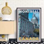 affiche montréal vintage