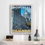 affiche montréal vintage