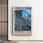 affiche montréal vintage