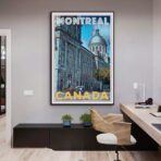 affiche montréal vintage