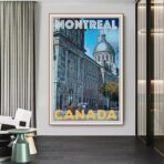 affiche montréal vintage