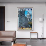 affiche montréal vintage