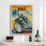affiche moto vintage