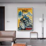 affiche moto vintage