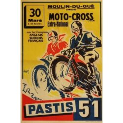 vintage motorcycle poster