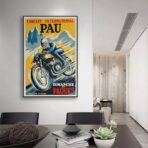 affiche moto vintage