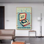 affiche musique vintage