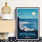 affiche mykonos