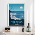 affiche mykonos