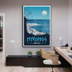 affiche mykonos
