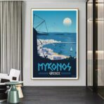 affiche mykonos