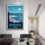 affiche mykonos
