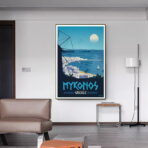 affiche mykonos