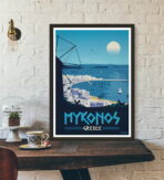 affiche mykonos