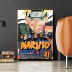 affiche naruto vintage