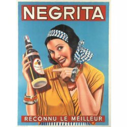 affiche negrita rhum
