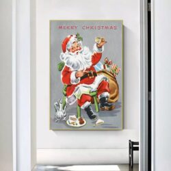 affiche noël vintage