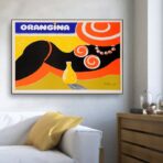 affiche orangina vintage