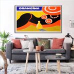 affiche orangina vintage