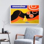 affiche orangina vintage