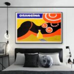 affiche orangina vintage