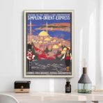 affiche orient express vintage