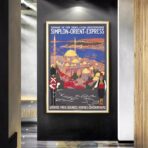 affiche orient express vintage