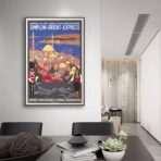 affiche orient express vintage