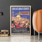 affiche orient express vintage