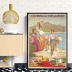 affiche pays basque vintage