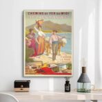 affiche pays basque vintage