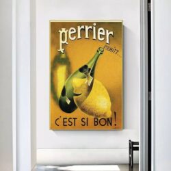 affiche perrier vintage