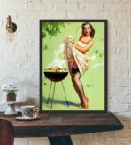 affiche pin up année 50