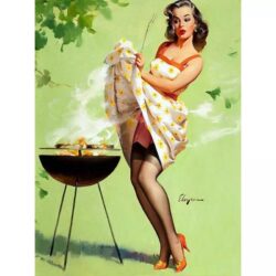 affiche pin up année 50