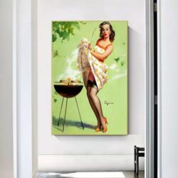 affiche pin up année 50