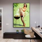 affiche pin up année 50