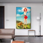 affiche pin up année 60