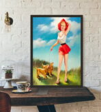 affiche pin up année 60
