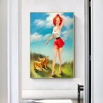 affiche pin up année 60