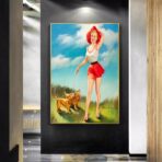 affiche pin up année 60