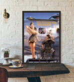 affiche pin up aviation