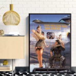 affiche pin up aviation