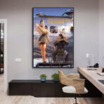 affiche pin up aviation