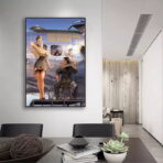 affiche pin up aviation