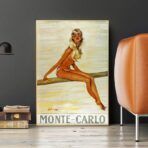 affiche pin up vintage