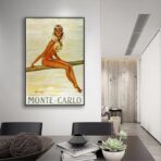 affiche pin up vintage